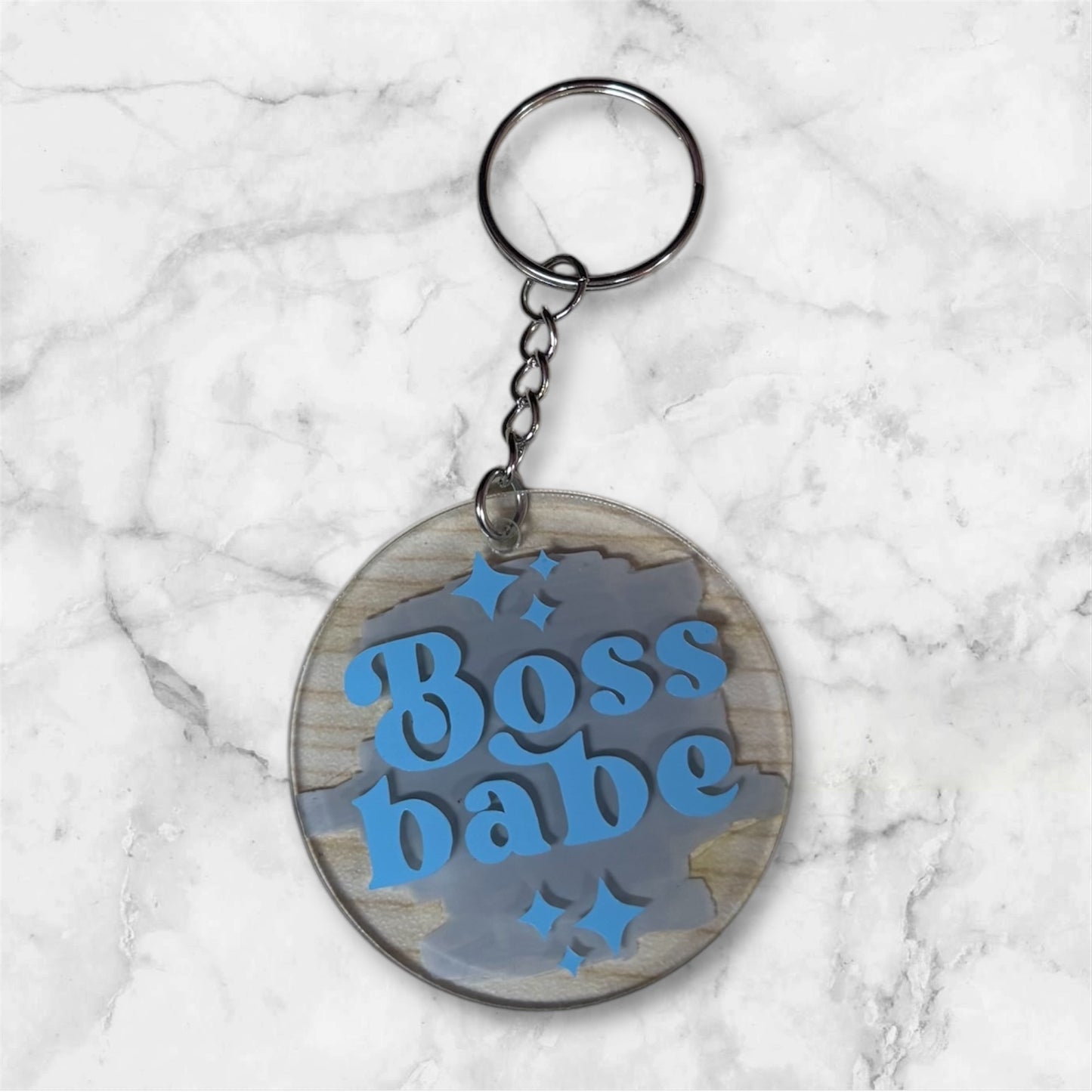 Boss Babe Acrylic Keychain