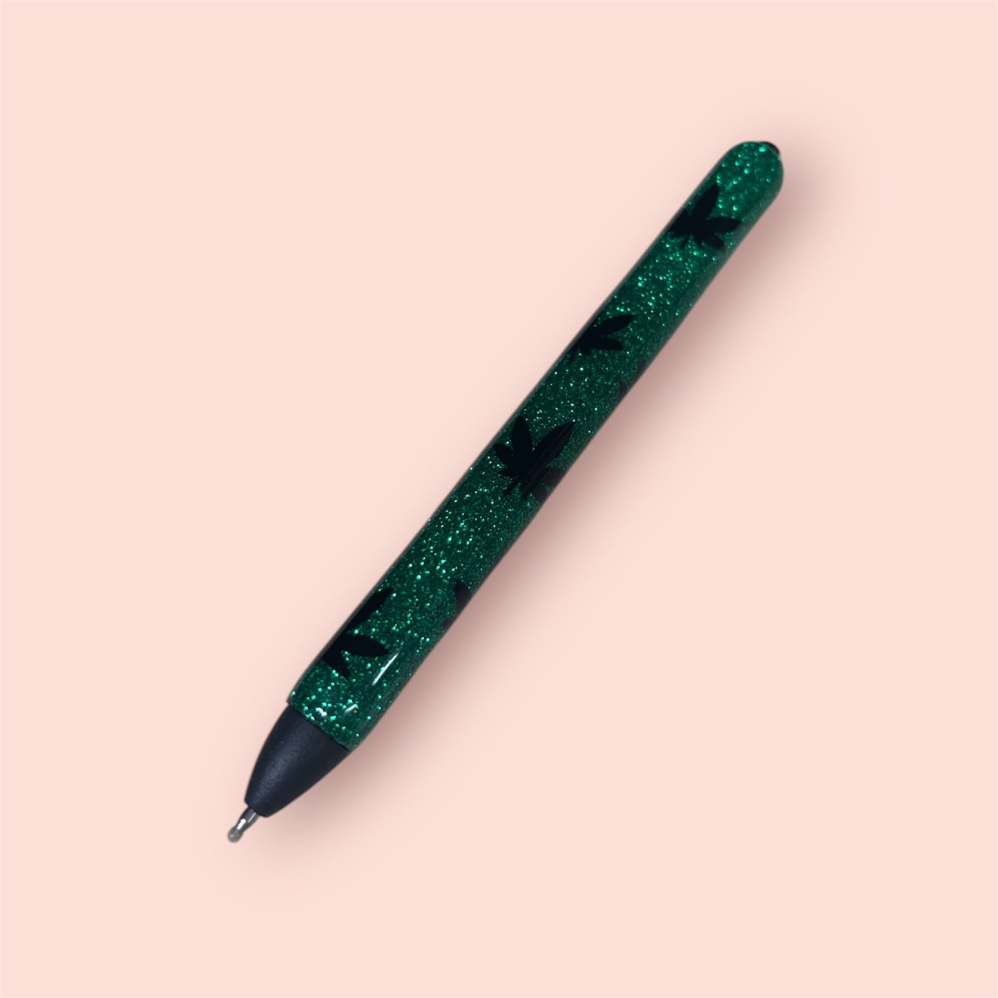 Maple Leaf Glitter Ball Point Pen