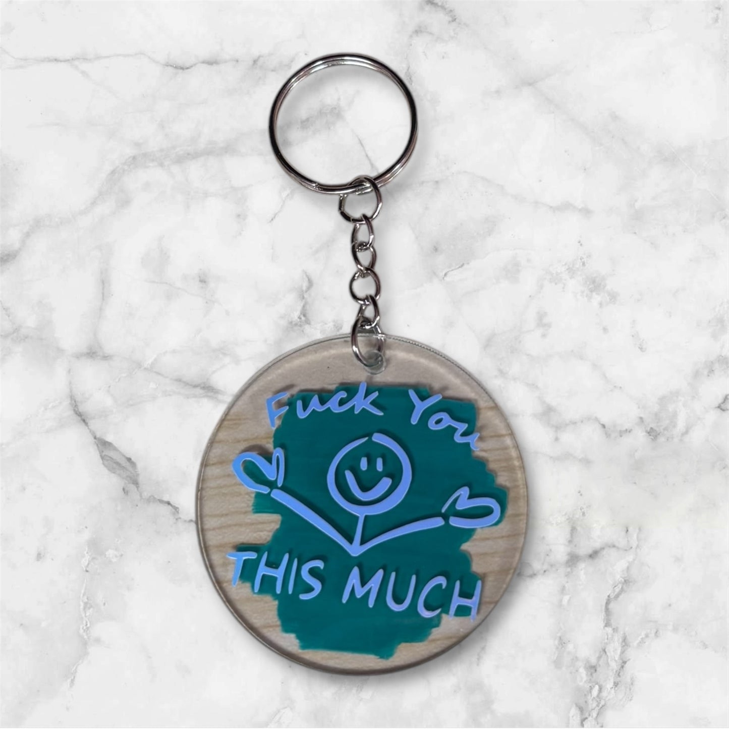 F You This Much Keychain