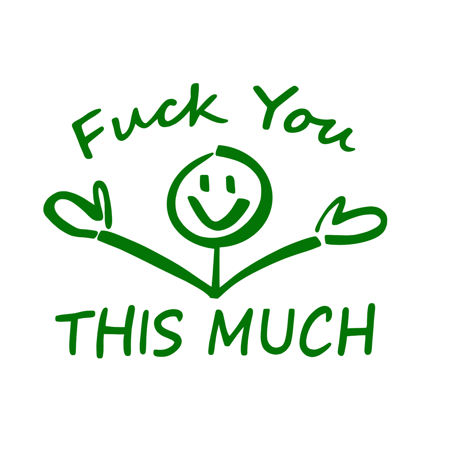 F You This Much Car Decal