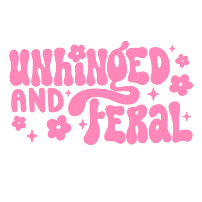 Unhinged & Feral Car Decal