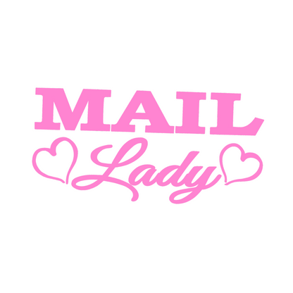 Mail Lady Car Decal
