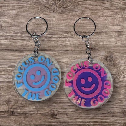 Focus On The Good Keychain