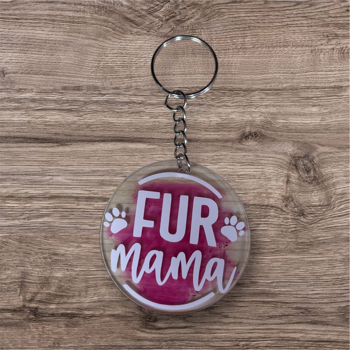 Fur Mama Acrylic Keychain