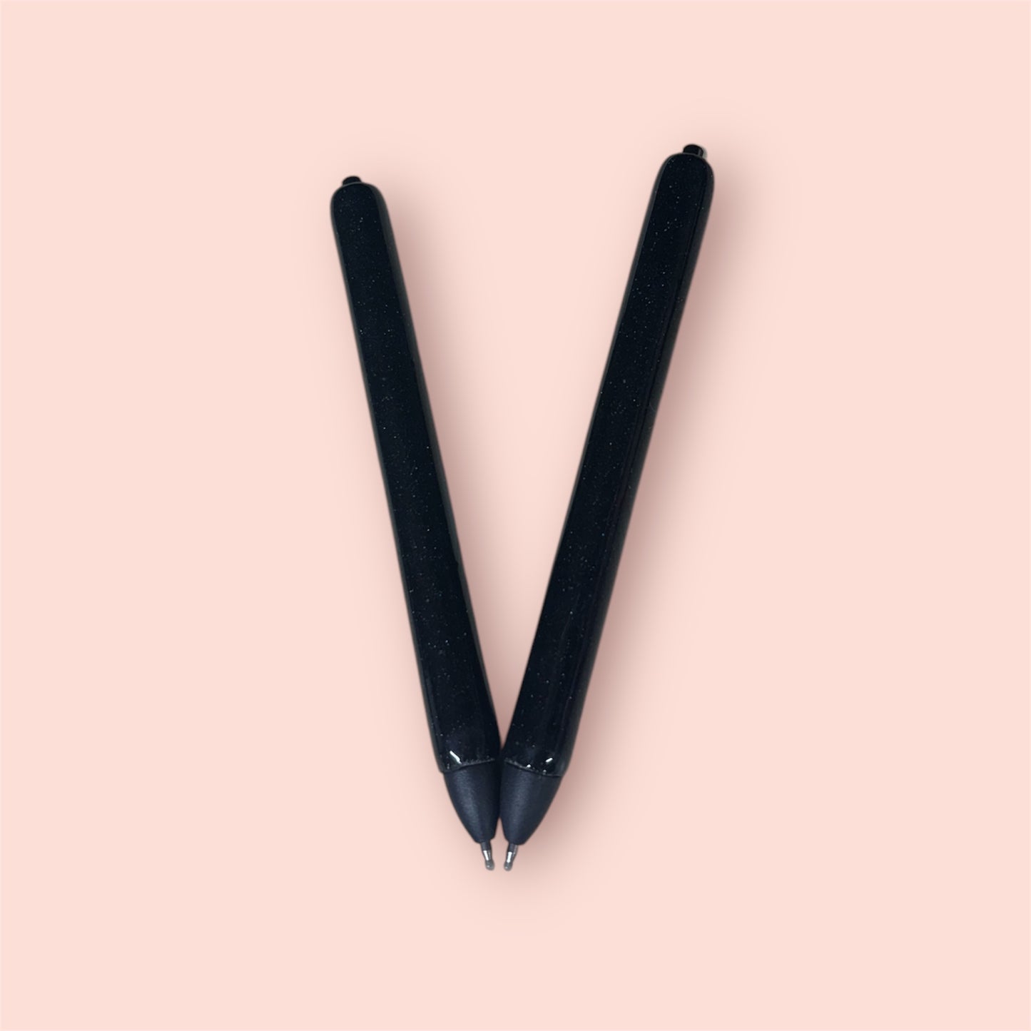 Black Glitter Ball Point Pen