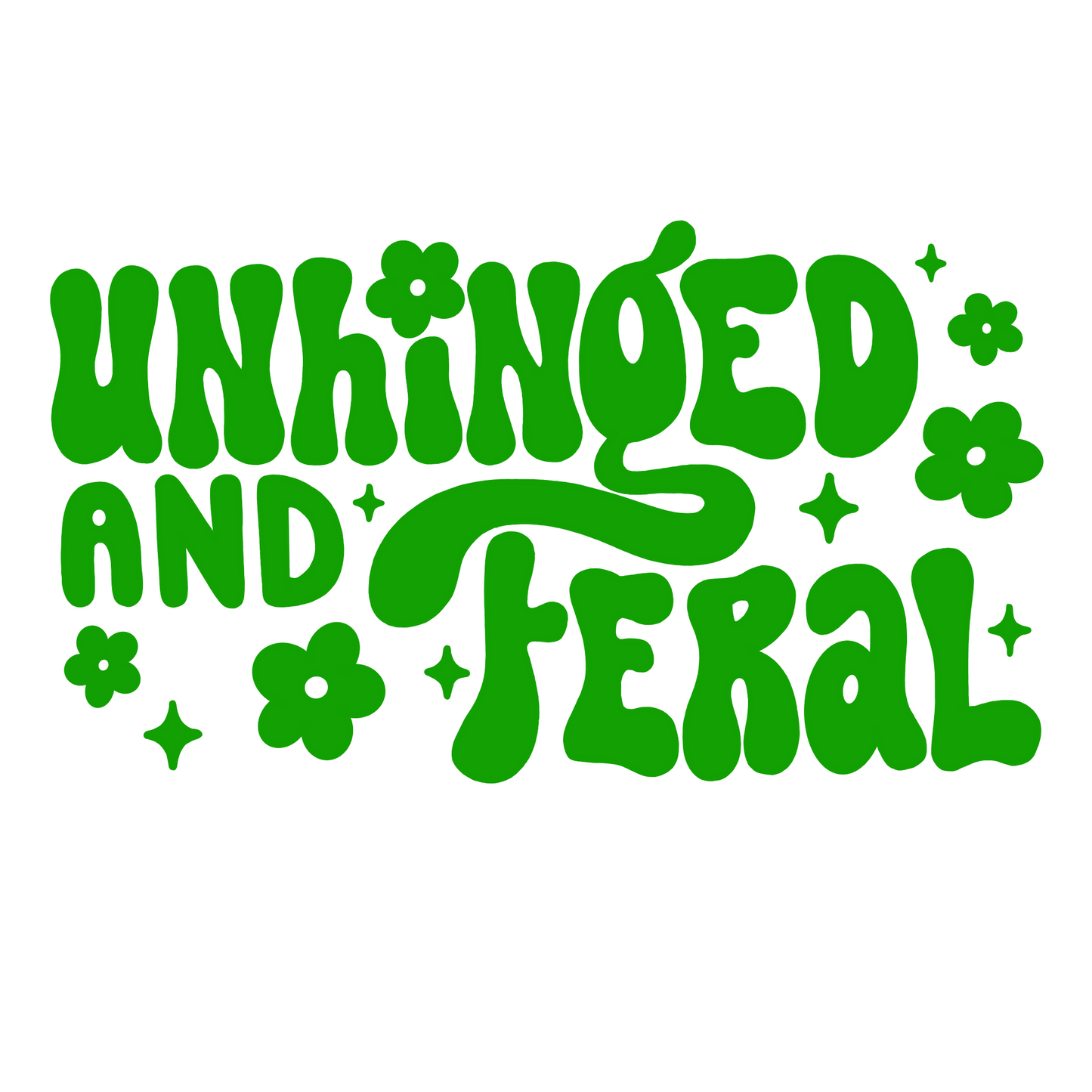 Unhinged & Feral Car Decal