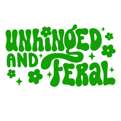 Unhinged & Feral Car Decal