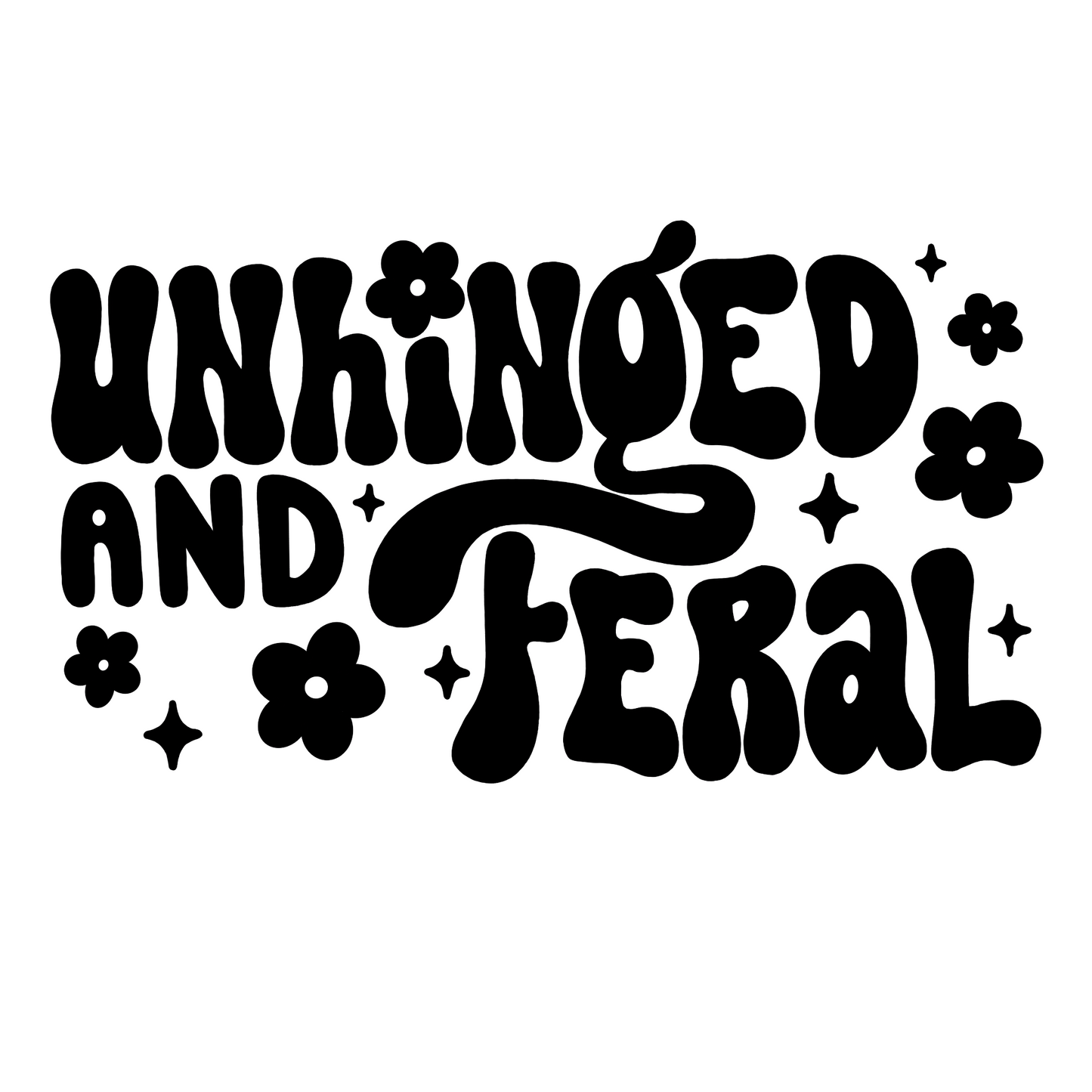 Unhinged & Feral Car Decal