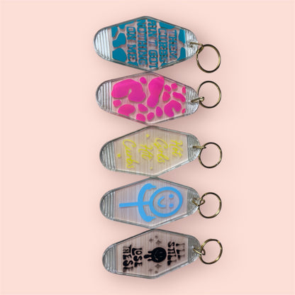 Motel Keychains