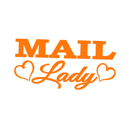 Mail Lady Car Decal