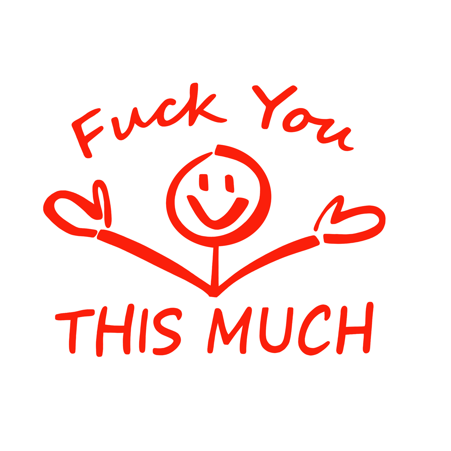 F You This Much Car Decal