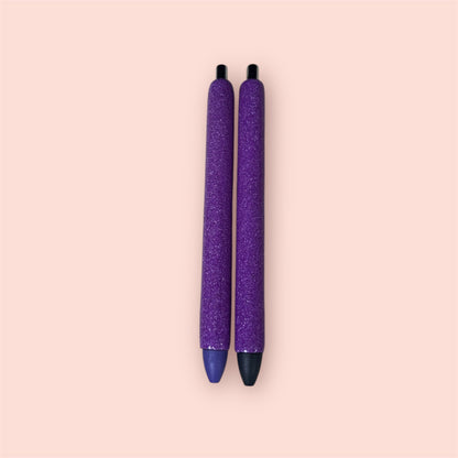 Purple Glitter Ball Point Pen