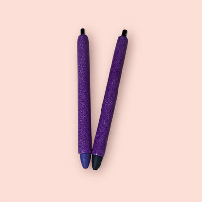 Purple Glitter Ball Point Pen