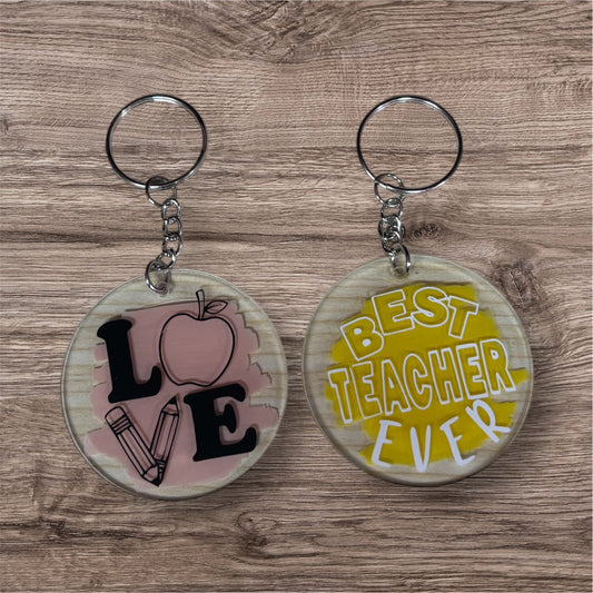 Teacher Acrylic Keychain