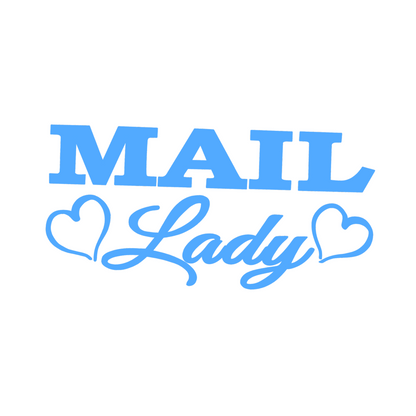 Mail Lady Car Decal