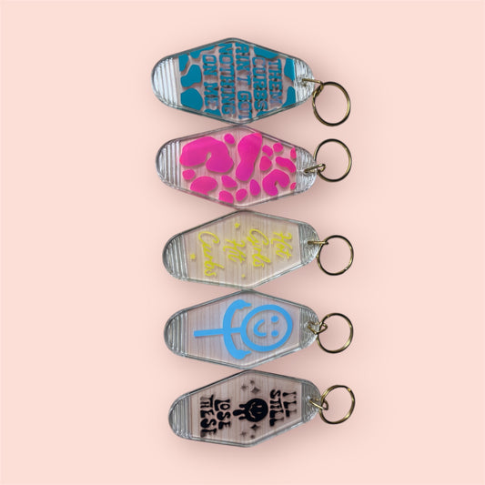 Motel Keychains