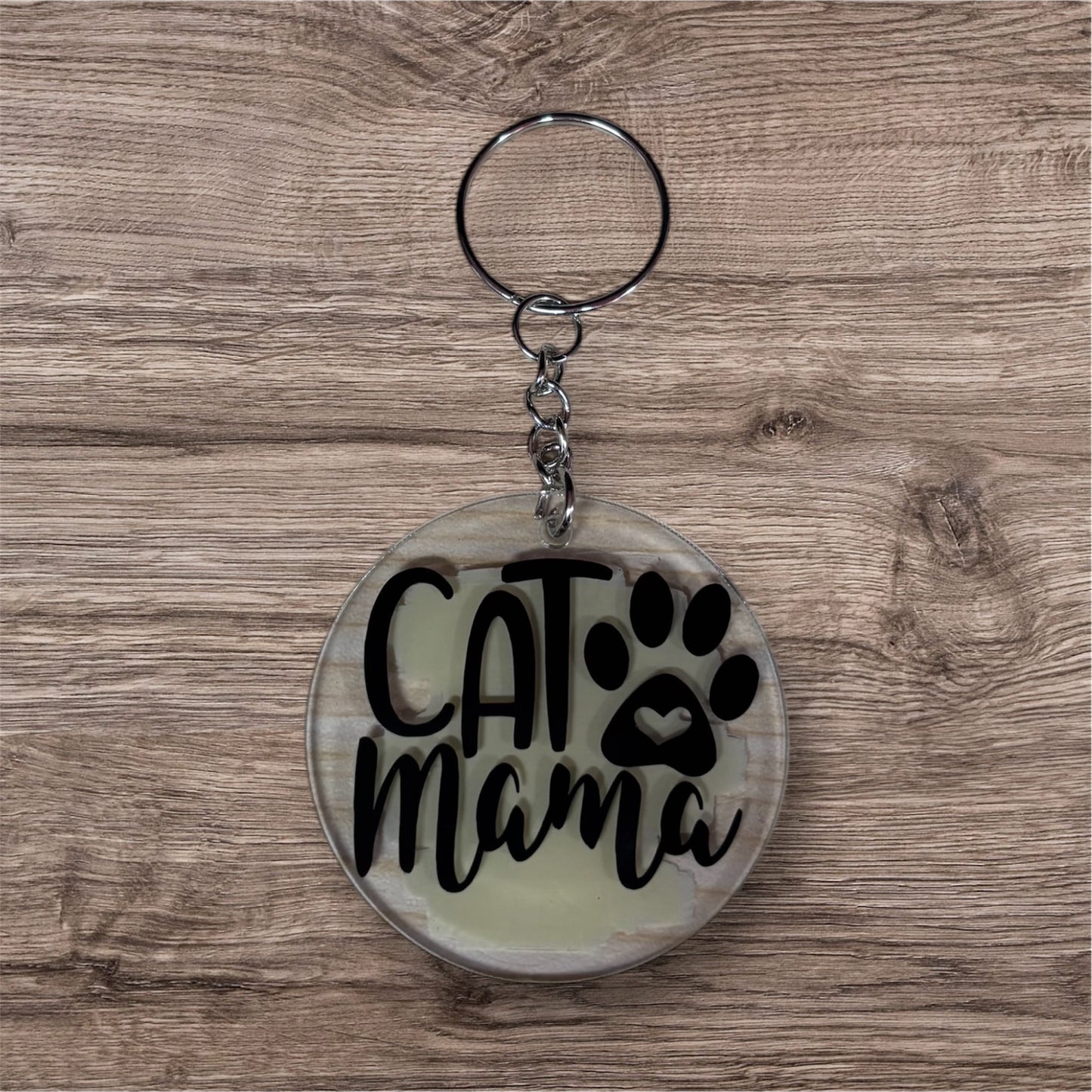 Fur Mama Acrylic Keychain