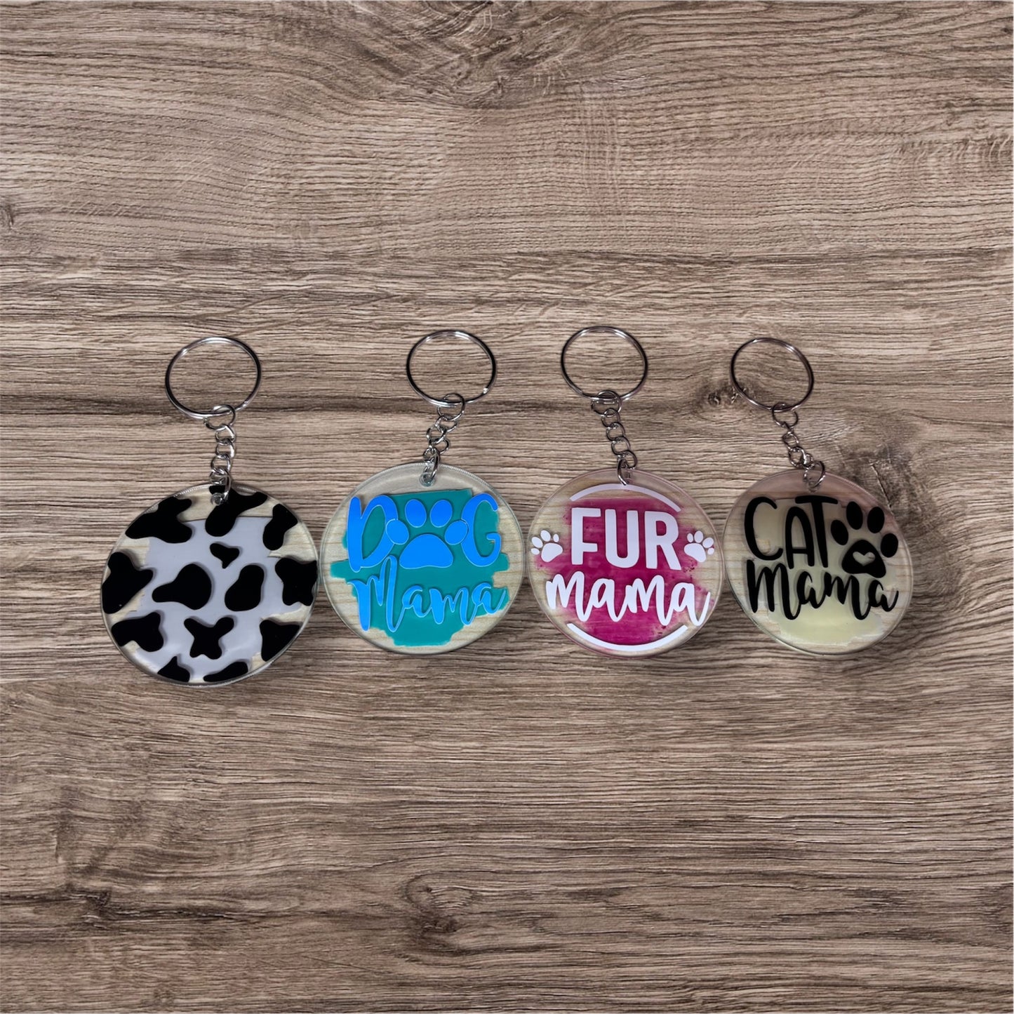 Fur Mama Acrylic Keychain
