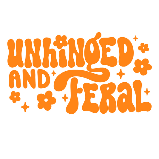 Unhinged & Feral Car Decal