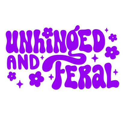 Unhinged & Feral Car Decal