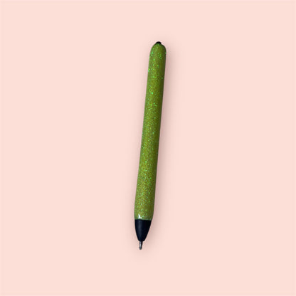 Yellow Glitter Ball Point Pen