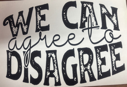 Agree To Disagree Transfer