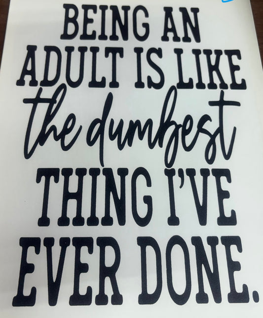 Being An Adult Transfer