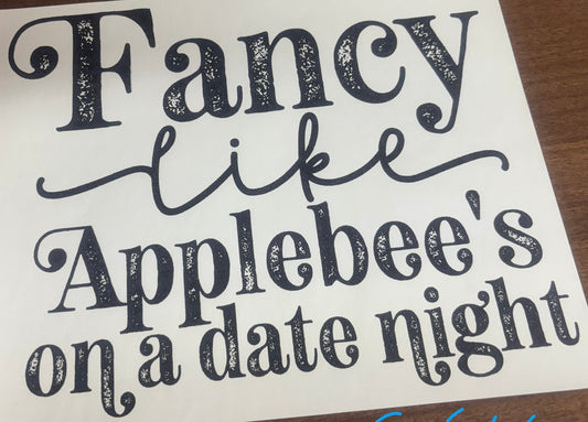 Fancy Like Applebee's Transfer