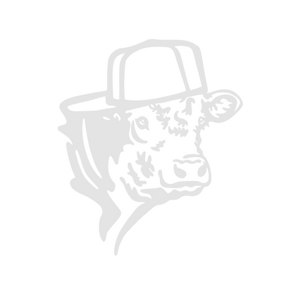 Backwards Hat Cow Car Decal